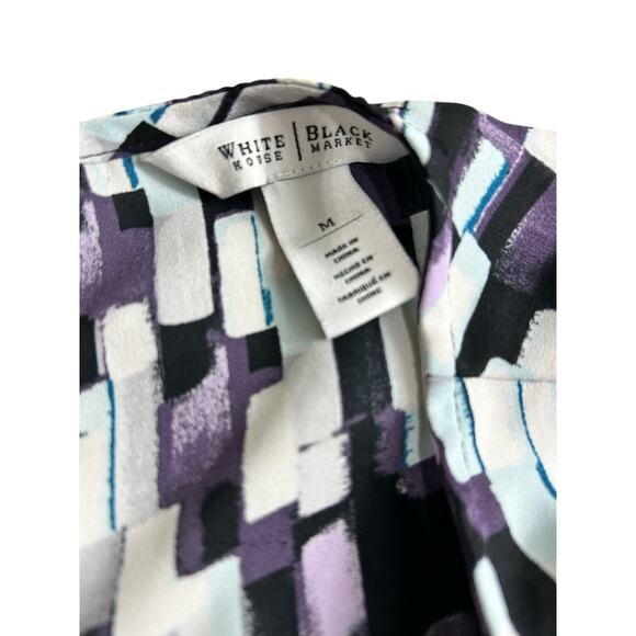 White House Black Market Sleeveless Blouse Sz M Loose Career Office Top Layering - Picture 2 of 7